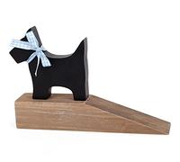 Jones Home & Gift Scotty Dog - Driftwood Wooden Door Stop
