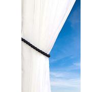 Jones Interiors Chunky rope curtain tiebacks - PER PAIR - 15 COLS - Thick cord tie backs are 80cm long (Blue)