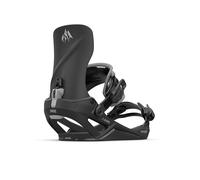 JONES Mercury Fase Snowboard Bindings - Eclipse Black - All-Mountain Freeride Performance with Responsive Control - Size M