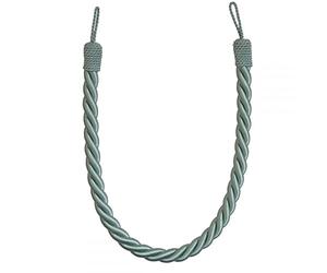 Jones Reef Jade Green Thick Rope Tiebacks - Pair
