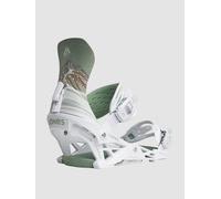 Jones Snowboards Aurora 2025 Snowboard Bindings white art S