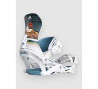 Jones Snowboards Aurora Art 2026 Snowboard Bindings annie brace white S