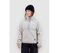 Jones Campfire Recycled Sherpa Half Zip Sweatshirt Grey S Woman