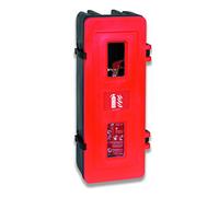 Jonesco HS70 Single Extinguisher Cabinet, 6/9 kg, Red