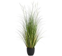 JonesHouseDeco 4ft Artificial White Asian Foxtail Grass, 47.2in Artificial Indoor Outdoor Fake Grass Plant, Easy Care Home Office Wedding Decorative Artificial Plants in Pot Faux Greenery Gift
