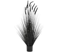 JonesHouseDeco 4ft Black Horsetail Reed Grass, 47.2in Tall Artificial Grass Plant, Faux Plants Indoor Home Decorative Artificial Plants & Flowers in Pot Fake, House Plant Outdoor Greenery Gift