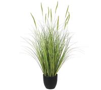 JonesHouseDeco 90cmArtificial Green Asian Foxtail Grass, 35.43in Artificial Indoor Outdoor Fake Grass Plant, Easy Care Home Office Wedding Decorative Artificial Plants in Pot Faux Greenery Gift
