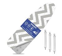 JonesLi Super Thick Soft Ironing Board Covers 100 Percent Cotton Easy to Clean Adjustable Elastic Edges for Secure Fit,Quality for Efficient Ironing Experience-124 x 38 cm (B Color)