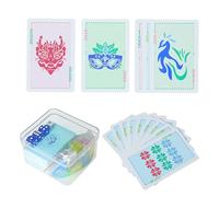 Jongyance 160-Piece American Mahjong Playing Cards Set, Includes Manual, Storage Box, Dice, Chips & Wind Indicator - Portable, Travel-Friendly