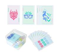 Jongyance 160-Piece American Mahjong Playing Cards Set, Includes Manual, Storage Box, Dice, Chips & Wind Indicator - Portable, Travel-Friendly
