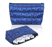 Jongyance Empty Blue Mahjong Tiles Bag, Thickened Mahjong Bag for 166 American Mahjong Tile Set (Case Only)
