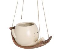 Jongyumo Hanging Hammock Plant Pot, Swing Smile Face Planter, Creative Swing Face Plant Pots, Relaxing, Childlike