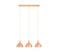 Joni 3-Light Pendant Light in Copper Copper