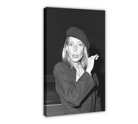 Joni Mitchell 1 Canvas Poster Wall Art Decor Print Picture Paintings for Living Room Bedroom Decoration Frame-style 20x30inch(50x75cm)