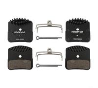 Jonikuper 1/2 Pairs Bicycle Brake Pads, Four Piston Resin Cooling Disc, Mountain Ebike Brake Pads Replacement, For M8120 M7120 M6120 MT520 MT420(2 pair)