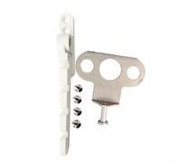 Jonikuper 1/6PCS Sash Limiter Latch for Window Security - Child Safety Lock to Prevent Unauthorized Opening, Adjustable Swing Wind Hook, White(6PCS)