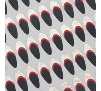 Jonikuper 100pcs Simulation Fisheye Beads for Fly Tying, Realistic 3D Fish Eyes with Back Glue, Compatible with Fishing Lures, Assorted Sizes A/B/C/D(B)