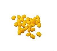 Jonikuper 100pcs Soft Silicone Fake Corn Maize Fishing Lure, Artificial Floating Carp Bait for Crucian Carp, Grass Carp, Bream, Freshwater and Sea Fishing, Lasting Simulation Soft Bait for