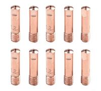 Jonikuper 10Pcs 0.8/1.0/1.2mm MB-15AK MIG/MAG M6 Welding Torch Tips Holder Gas Nozzle for Welding Tools and Workshop Equipment(.2mm)