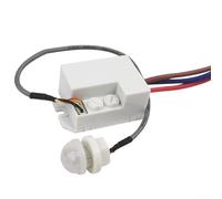 Jonikuper 120° Infrared PIR Motion Sensor Switch for Ceiling Mount, 4-6m Detection Range with Adjustable Sensitivity and Delay, 500W Load Power, 86-220V(SKU)