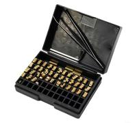Jonikuper 120 Pcs Copper Character Date Stamp Set, 2X3x15mm Printing Font For HP-241 DY-8 Electric Strip Nail Machine And Labeling Machine