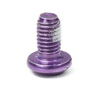 Jonikuper 12pcs M5x9mm For T25 For Torx Disc Brake Bolts, Stainless Steel Brake Screws for Bike Cycling Components(Purple)