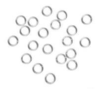 Jonikuper 14mm Clear Plastic Roman Blind Curtain Rings for Cord Guides - 20/50/100-Pack, Internal Diameter 11mm, External Diameter 16mm, Compatible with(50pcs)