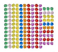 Jonikuper 150 Pack Acrylic Crystal-Gems Decorative Stones Ice Rocks, for Vases Plants Wedding Venue Decor Fish Tank Ornaments (Mixed Color)