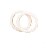 Jonikuper 2 pcs Fork Sponge Foam Rings Oil Seal Set, White, for Suspension Forks Compatible with 30mm-40mm Inner Tube Sizes, Dust Absorption and Lubrication Replacement(35mm)