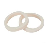 Jonikuper 2 pcs Fork Sponge Foam Rings Oil Seal Set, White, for Suspension Forks Compatible with 30mm-40mm Inner Tube Sizes, Dust Absorption and Lubrication Replacement(32mm)