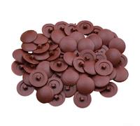 Jonikuper 2000 Pcs Screw Cover for 7-8mm Cross Head Flat Head Screws, PP Plastic Finish in 6 Colors (White, Black, Red, Red Brown, Dark(White)