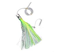 Jonikuper 22cm 85g Octopus Soft Lure for Sea Fishing Boat Trolling Bait with 1.7m Cord and 8/0 Fishhook Size - Compatible with Swordfish, Kingfish, Salmon,(A)(22CM/85G)