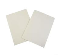 Jonikuper 2mm Ceramic Fiber Gasket for Stove Door Seal and Chimney Glass, 210mm x 145mm Heat Resistant Up to 1260°C, A5 Size Flue Pipe Sealing Material(2PCS)