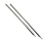 Jonikuper 2Pcs 5.6m 201 Stainless Steel HF Radio Whip Antenna Poles Positive V-shaped, 201 Stainless Steel Whip Antenna, Telescopic Antenna