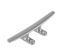 Jonikuper 316 Stainless Steel Mirror Polished Four Hole Flat Top Boat Mooring Cleat for Yachts and Marine Applications