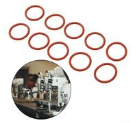 Jonikuper 32 x 4 mm Food-Grade VMQ Silicone O-Rings for, For Krups, & For Solis Espresso Machine Brewing Group, Steam Valve, Water Tank and(10pcs)