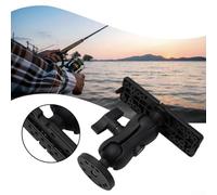 Jonikuper 360 Degree Rotating Fishfinder Bracket with Quick Release Mount, ABS Material, for Marine Boat Depth and Fishes Finder, Black