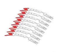 Jonikuper 3D Letters Rubber Sticker Set for Car and Motorcycle Wheels, 8-Pack Decorative Trim Decals, High-Toughness Waterproof Material with Strong Adhesion,