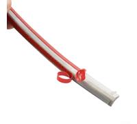 Jonikuper 3D PVC Skirting Board Moulding Trim with Embossed Design for Wall and Door Frame Decoration, 12mm x 9mm x 1m, For Easy to Install and Cut, Waterproof and(Gray)