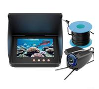 Jonikuper 4.3 Inch Ultra Clear Screen Fish Finder Underwater Fishing Camera Ice Boat (4.3ips+camera15m)