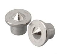 Jonikuper 4-Piece Dowel Centre Point Set for Woodworking Joints - Steel Chrome-Plated Marking Pins, Sizes 6mm/8mm/10mm/12mm, Compatible with Tenon & Dowel Alignment(Solid 8mm)