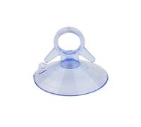 Jonikuper 40PCS Suckers,Clear Plastic,Reusable Transparent Hanger Mount,For Car Glass,Strong Pull Rings Suction Cup,45Mm