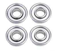 Jonikuper 4Pcs Wheel Bearings Lawn Mower 12.7mm X 28.6mm Tractor Wheel Bearings Stable Performance Metal Ball Bearings For Tractor Wheels