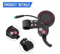Jonikuper 5 Pin LCD Dashboard Display Screen for Kugoo Electric Scooter Controller - ABS Material, Waterproof, Shows Speed, Gear, and Power