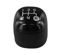 Jonikuper 5 Speed Manual Gear Shift Knob Compatible for Fiat Panda Black Plastic Transmission Shifter Lever Head 2012 and Later