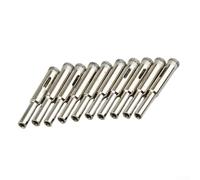 Jonikuper 8mm Glass & Marble Drill Bit Set for Hand Drills - 10-Piece Carbide-Tipped Hole Cutter, 50mm Length, 3mm Cutting Depth, Compatible with Hard/Brittle Materials(SKU)