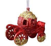 Jonikuper Acrylic Glitter Christmas Snowflake Ornament Hanging Tree Decoration, Lightweight Pendant with Sparkling Finish for Holiday Display(M)