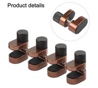 Jonikuper Adjustable Aluminum LCD Screen Repair Clamp Set, 4-Piece Fixture Tool with Rubber Pads for Smartphone, Tablet, Laptop & eBook - Compact 7 cm, 15 mm Max Opening, Bronze Finish(SKU)