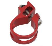 Jonikuper Aluminum Alloy Thumb Gear Shifter Clamp For Ring for X9 For XX XO1, For CNC Hollow Design with Anodic Coloring, Compatible with Mountain, Folding and Road Bikes, Black(red)