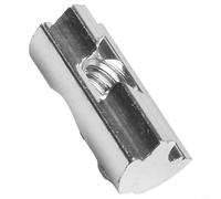 Jonikuper Aluminum Sliding Block with Stainless Steel Spring Ball for Solar Panel Mounting, M8 Thread A13x22mm Fastener for 40x40 and 40x80 Aluminum Profiles(10pcs)